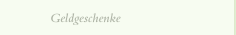 Geldgeschenke
